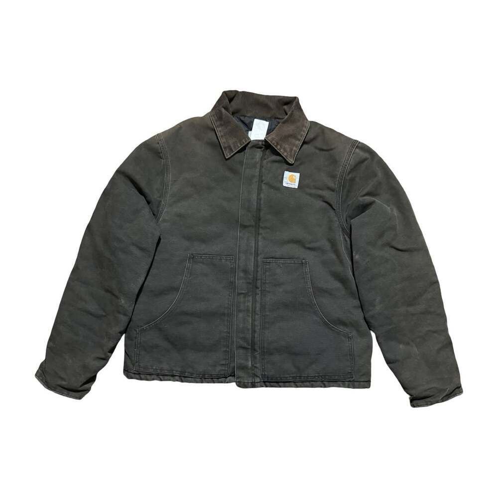 Carhartt Canvas Detroit Jacket Men’s Lined Work Coat USA Size XL